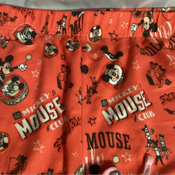 Disney Princess Tinkerbell & Mickey Mouse Set of 2 Pajama Lounge Shorts Size XL - Picture 3 of 5